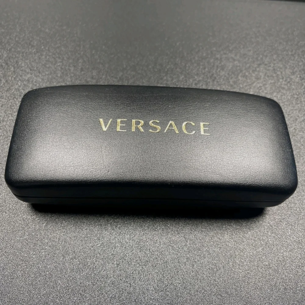 NWT!! Versace Italy B Mod 3347 52[]17-142 Black Eyeglasses / Frames W/Case MF